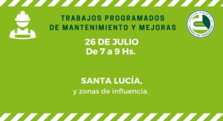 Corte de Energía Programado en Santa Lucía y Zonas de Influencia para este Sábado